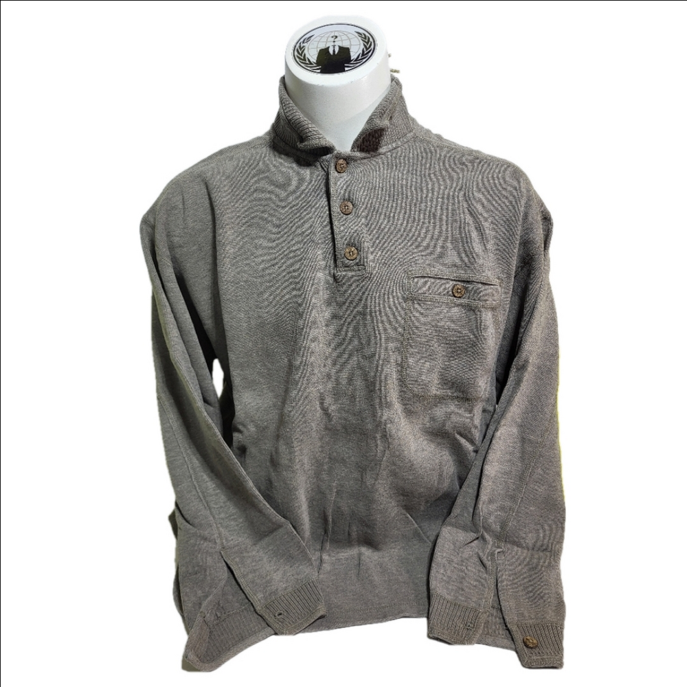 Tommy Bahama Long Sleeve Henley Shirt